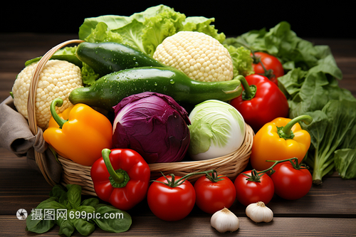 新鮮健康的農產品